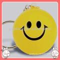 Happy face ball PU key ring /PU basketball for promotion